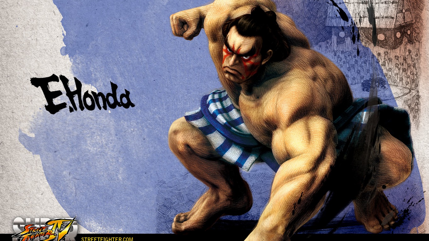 Super Street Fighter 4 inkoustové čínském stylu wallpaper #7 - 1366x768