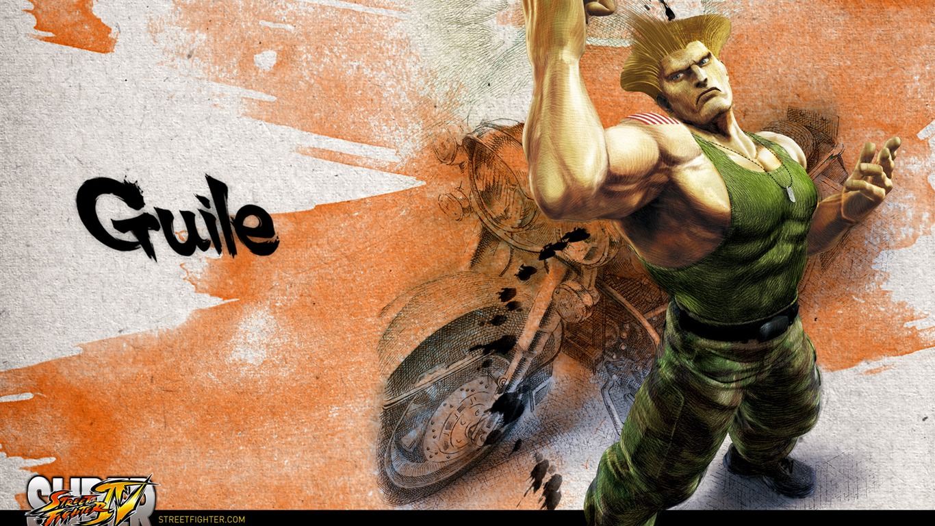 Super Street Fighter 4 Ink chinesischen Stil Tapete #11 - 1366x768