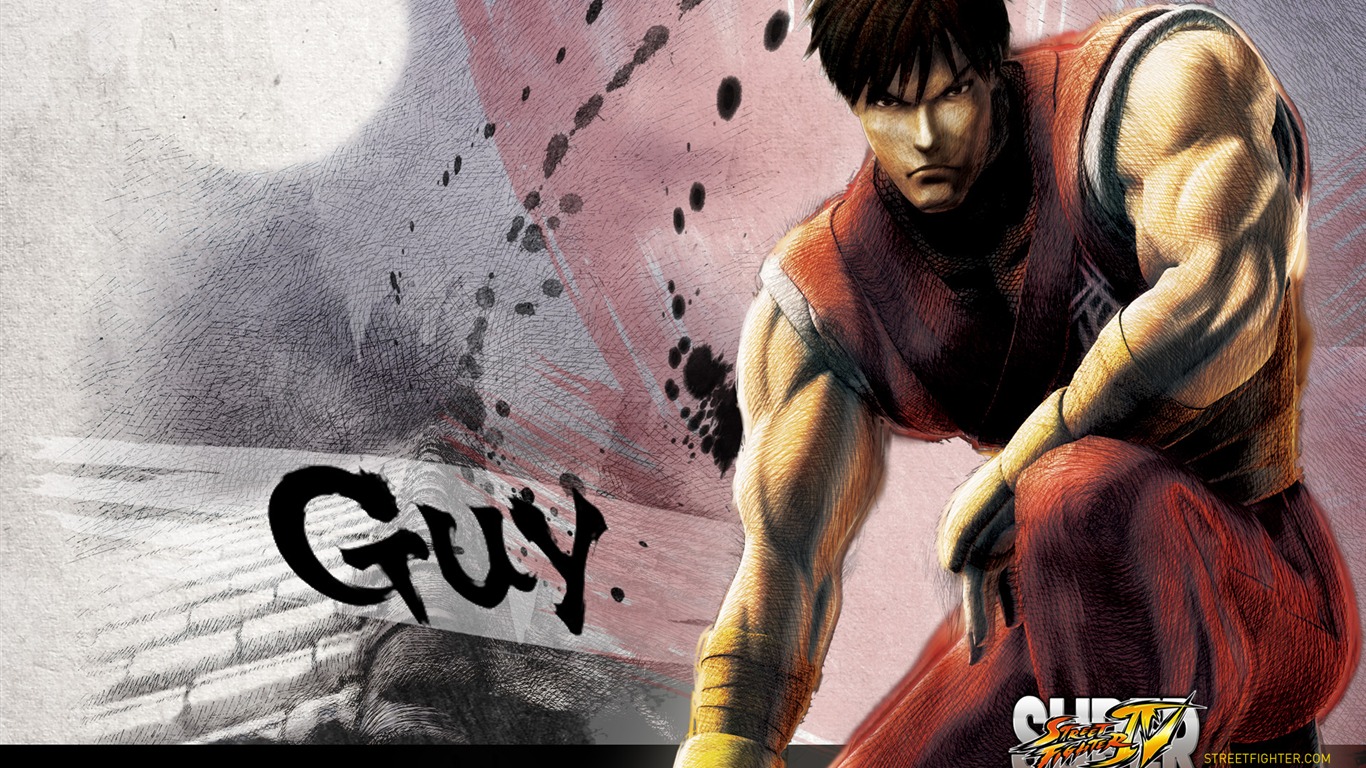 Super Street Fighter 4 Ink Chinese style wallpaper #12 - 1366x768