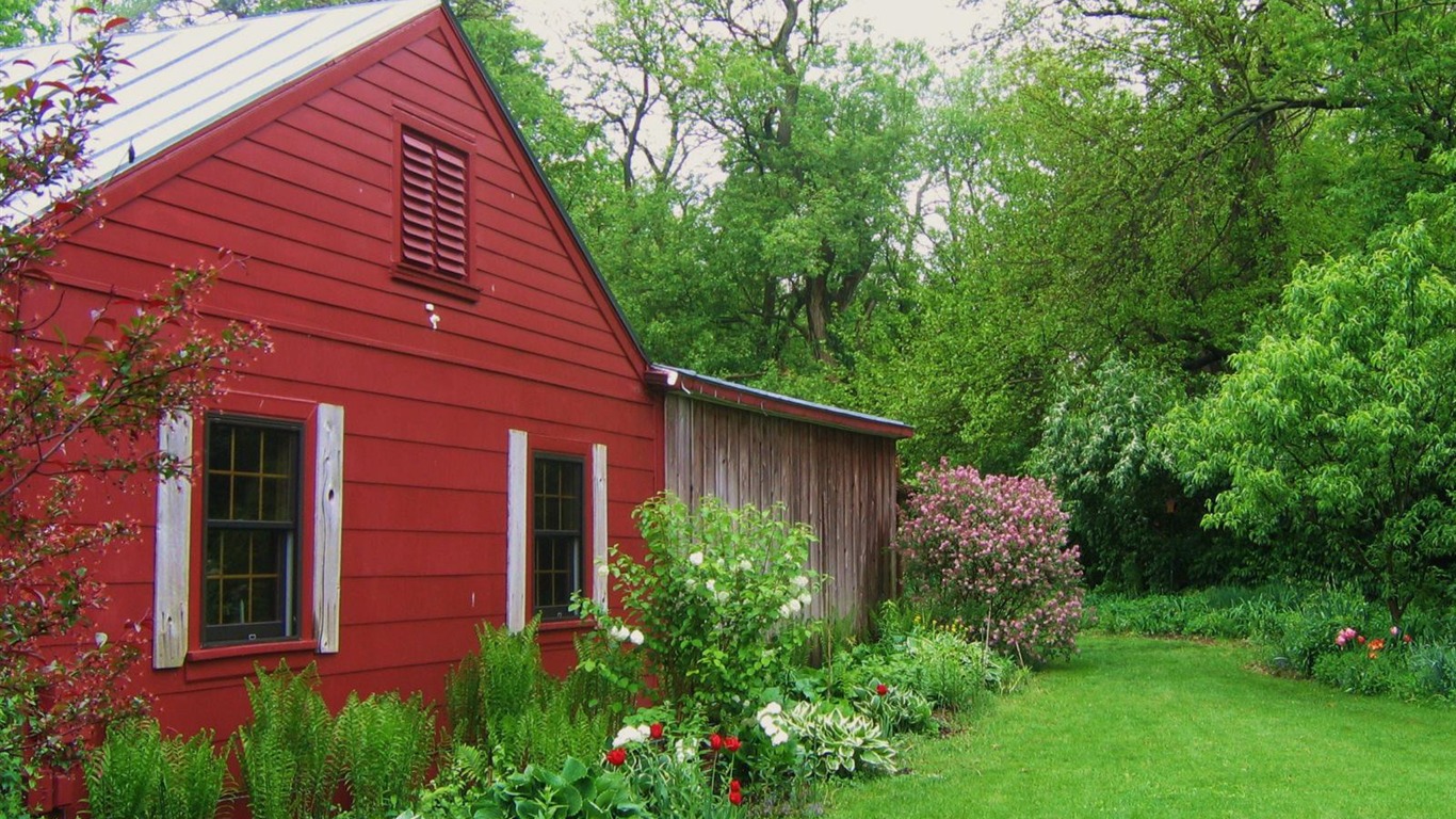 Pastoral landscape wallpaper #12 - 1366x768