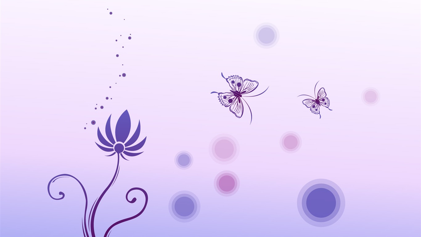 炫彩花紋 壁紙(十) #4 - 1366x768