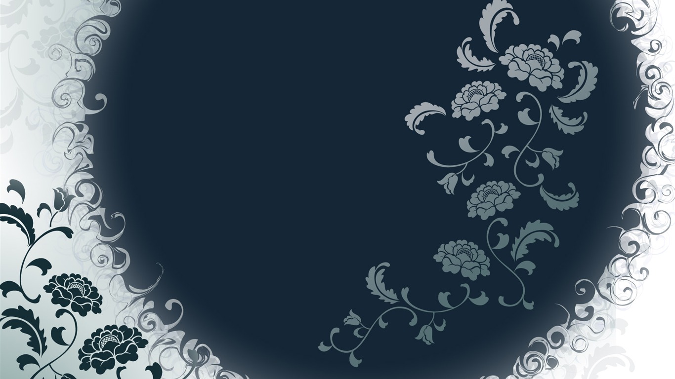 炫彩花紋 壁紙(十) #14 - 1366x768