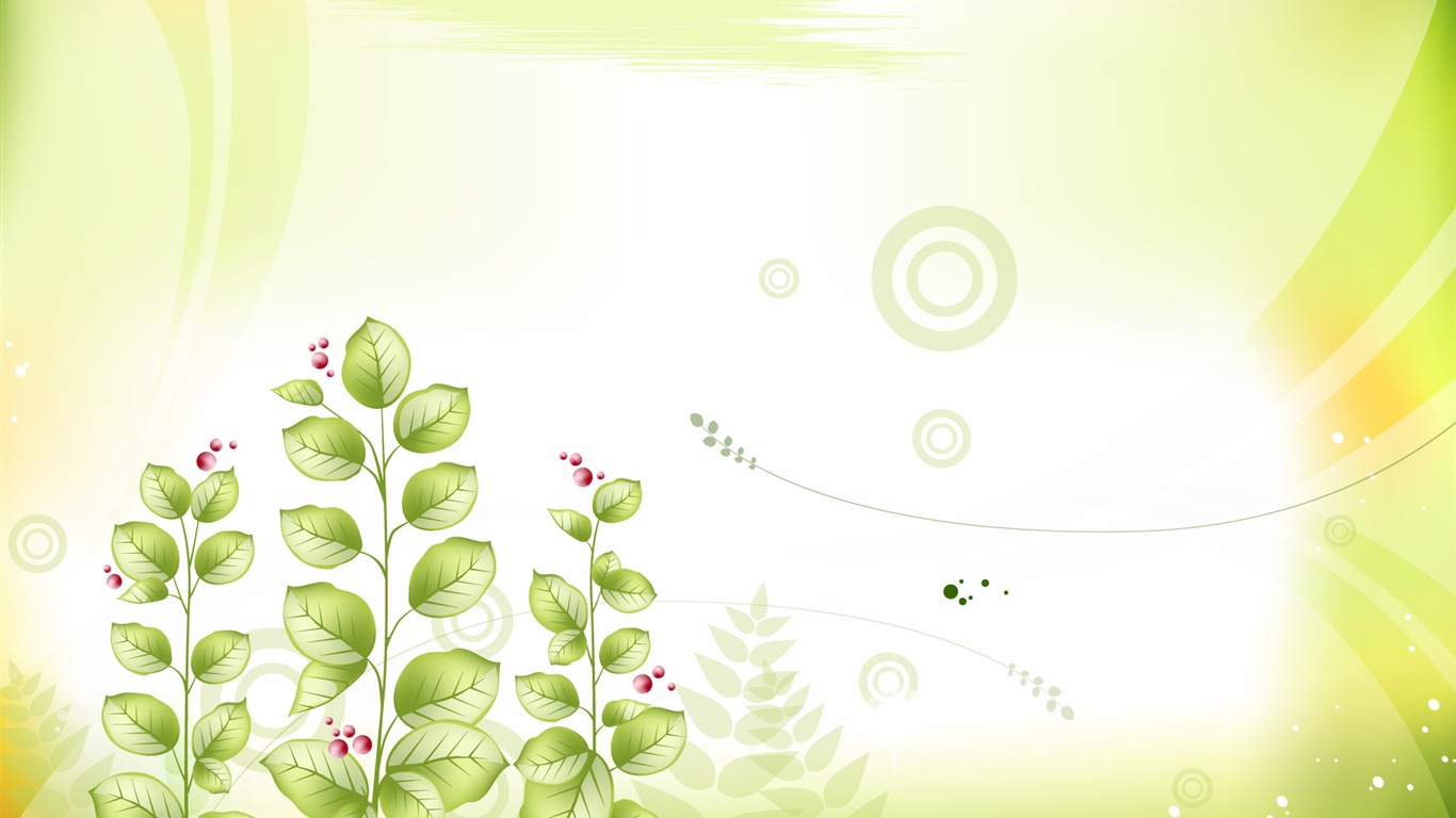 炫彩花紋 壁紙(十) #20 - 1366x768