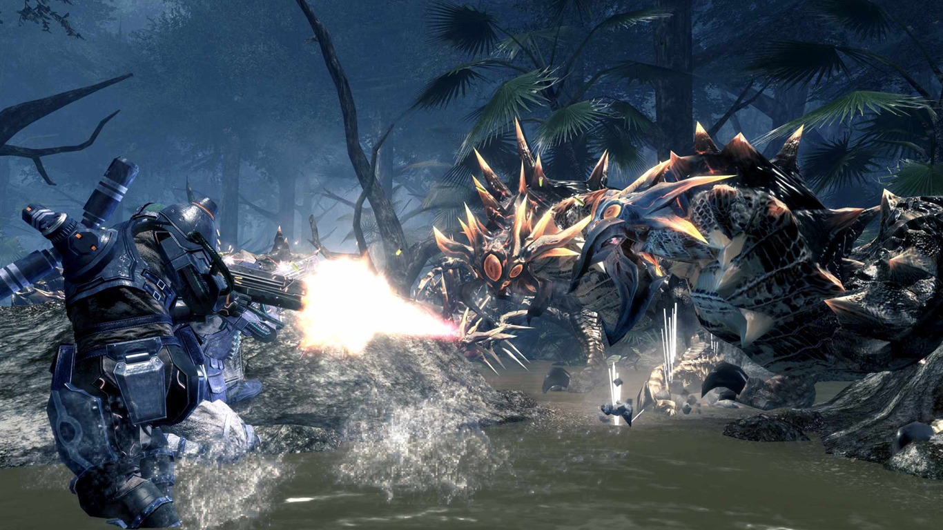 Lost Planet 2 HD Wallpaper (1) #7 - 1366x768