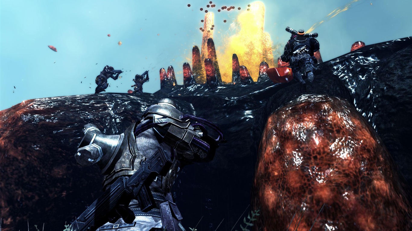 Lost Planet 2 失落的星球2 高清壁紙(二) #10 - 1366x768