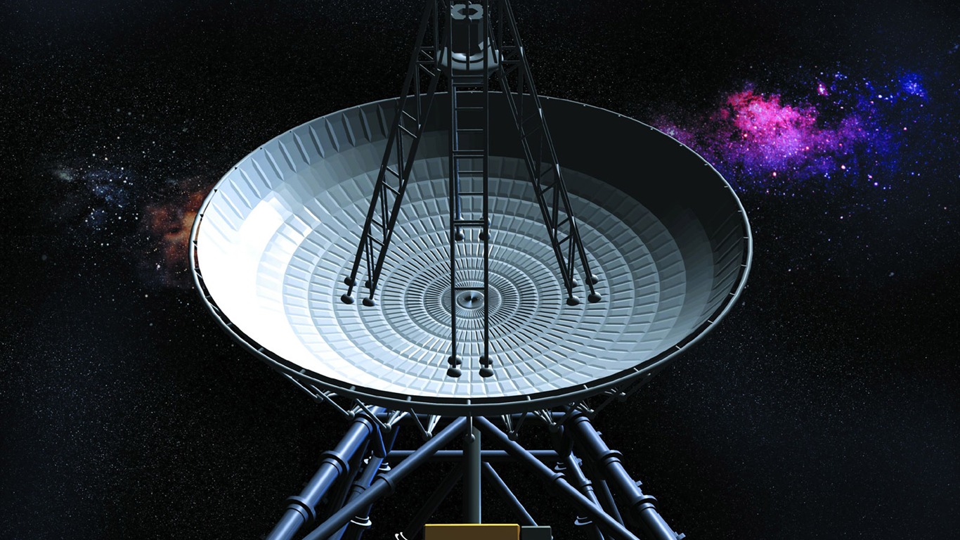 Les communications par satellite fond d'écran (2) #8 - 1366x768