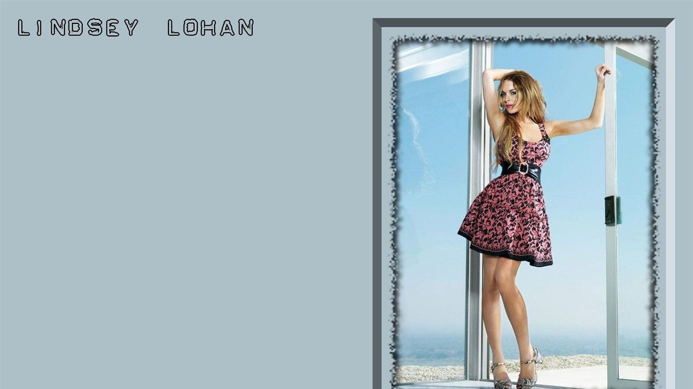 Lindsay Lohan schöne Tapete #8 - 1366x768