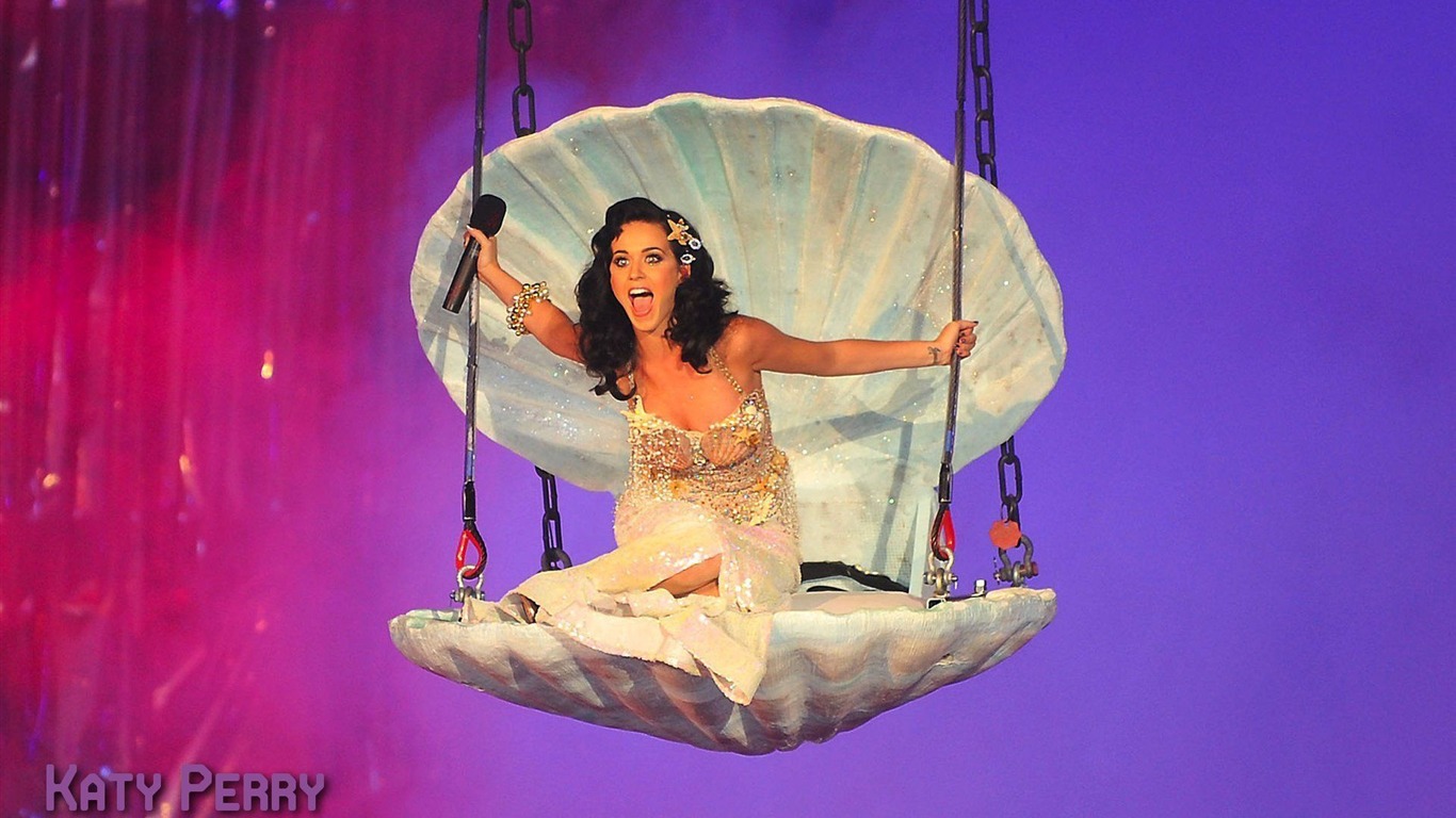 Katy Perry krásnou tapetu #23 - 1366x768