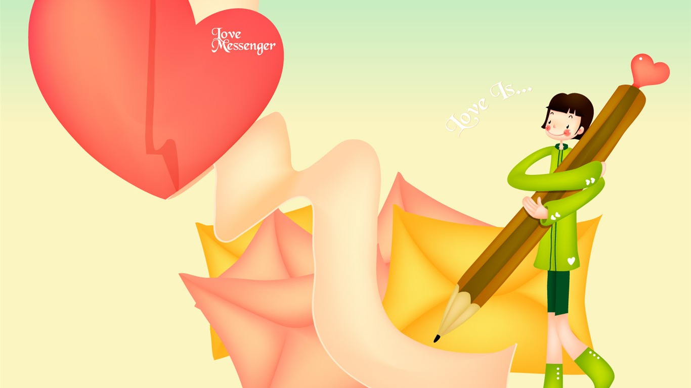 Vector Valentinstag #19 - 1366x768