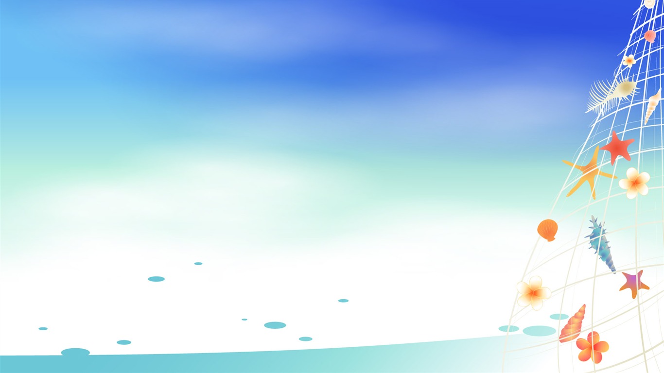 矢量夢幻景色 #23 - 1366x768