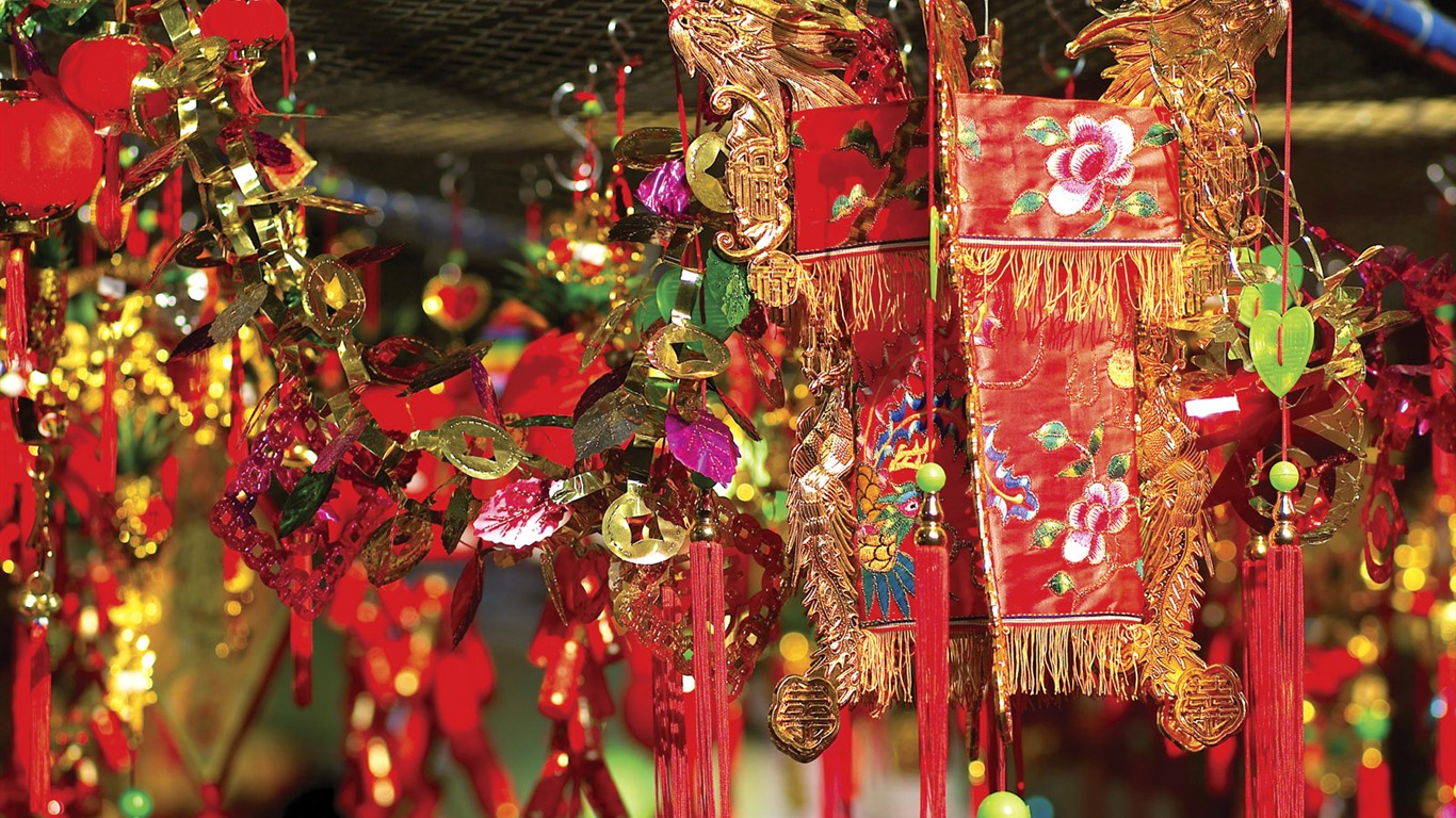 China Wind wallpaper (1) #17 - 1366x768