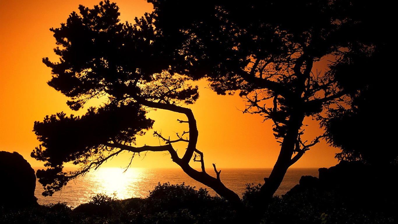 Selected sunrise and sunset wallpaper (2) #12 - 1366x768