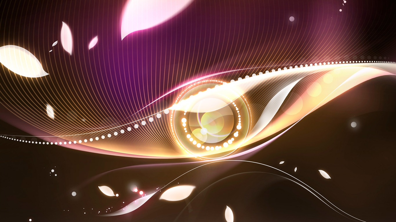 炫彩色彩背景 壁紙(三) #20 - 1366x768