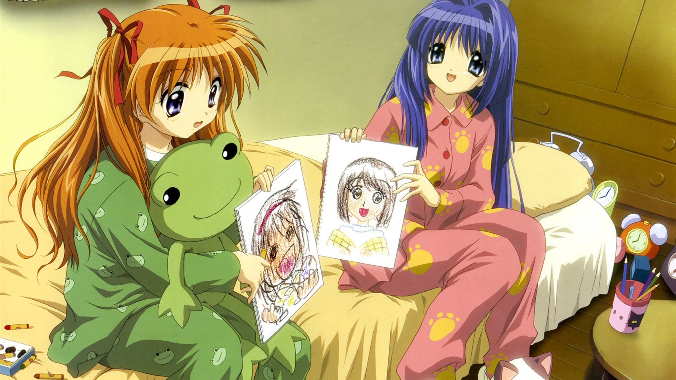 Cartoon characters wallpaper (17) #17 - 1366x768
