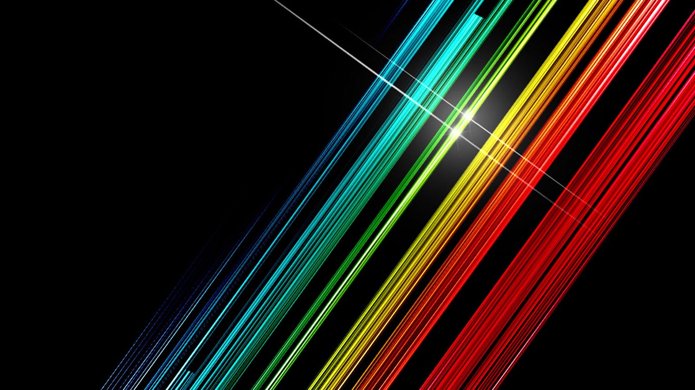 Jasné barvy pozadí tapetu (4) #1 - 1366x768