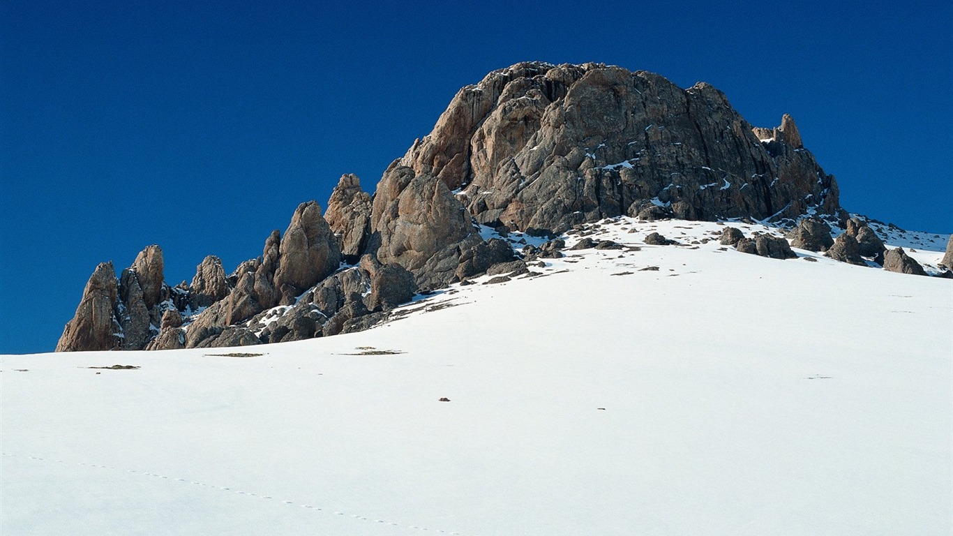冬天雪景壁紙 #29 - 1366x768