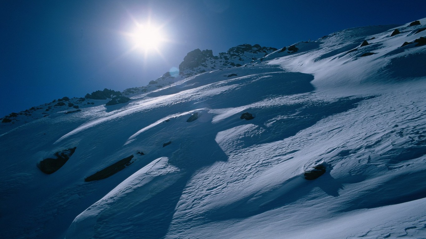 冬天雪景壁紙 #30 - 1366x768