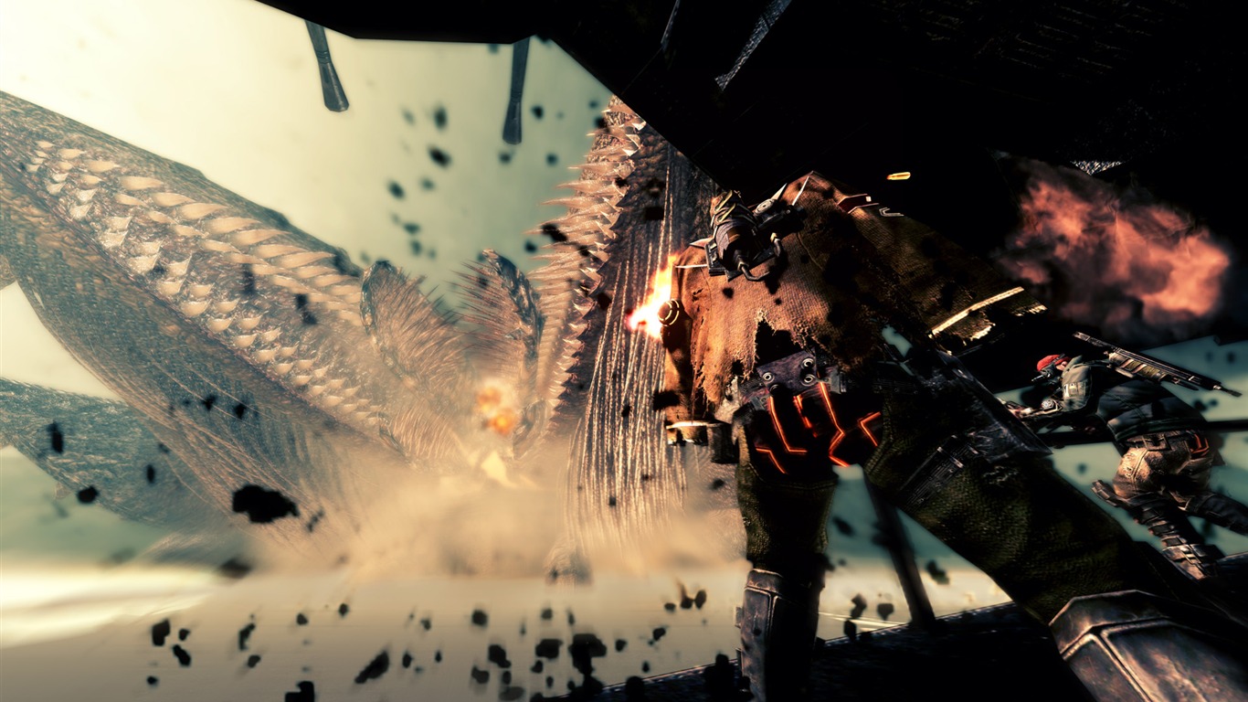 Lost Planet 2 HD Wallpaper (7) #25 - 1366x768