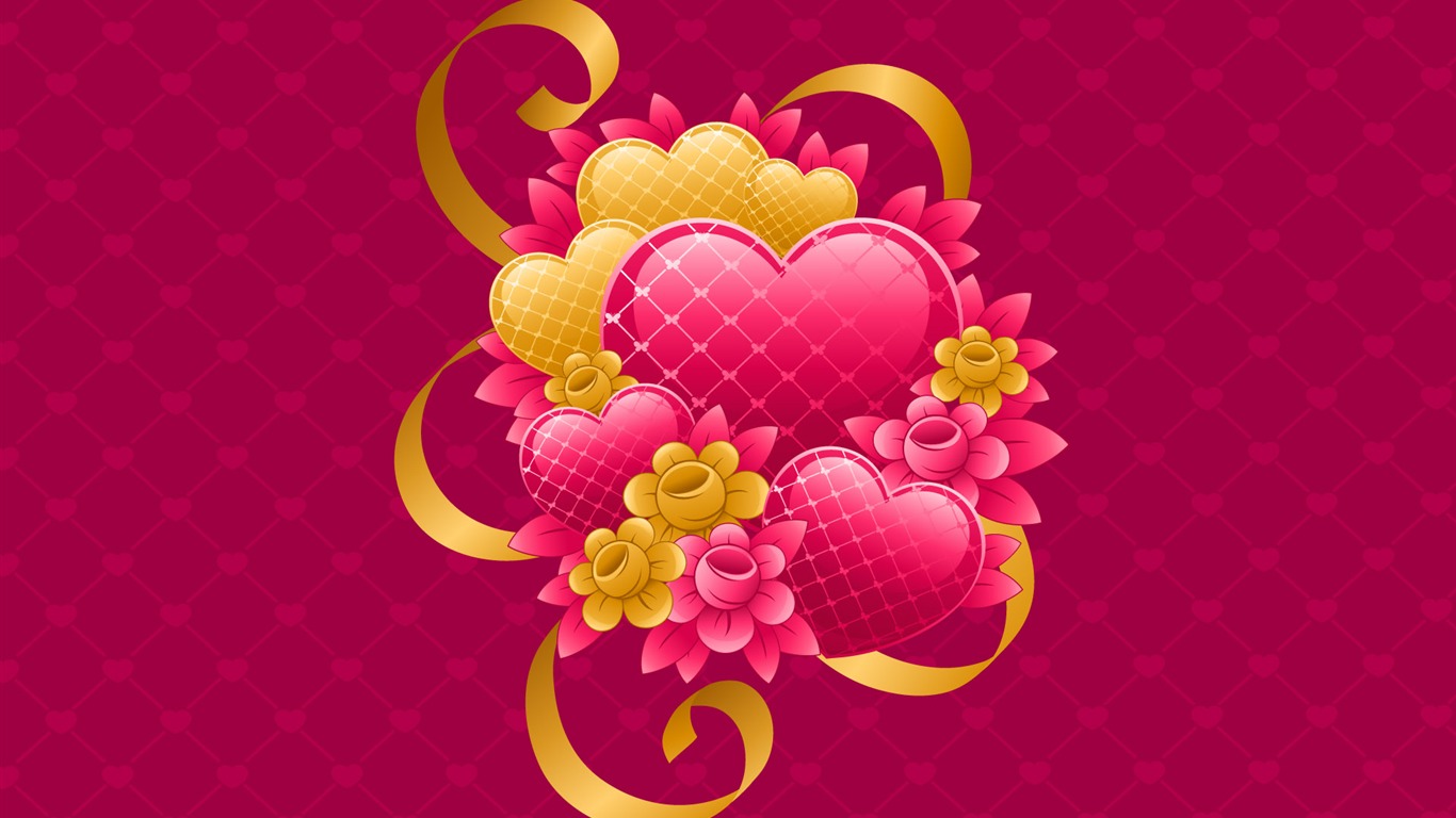 Valentýna Tapety Den Téma (5) #2 - 1366x768