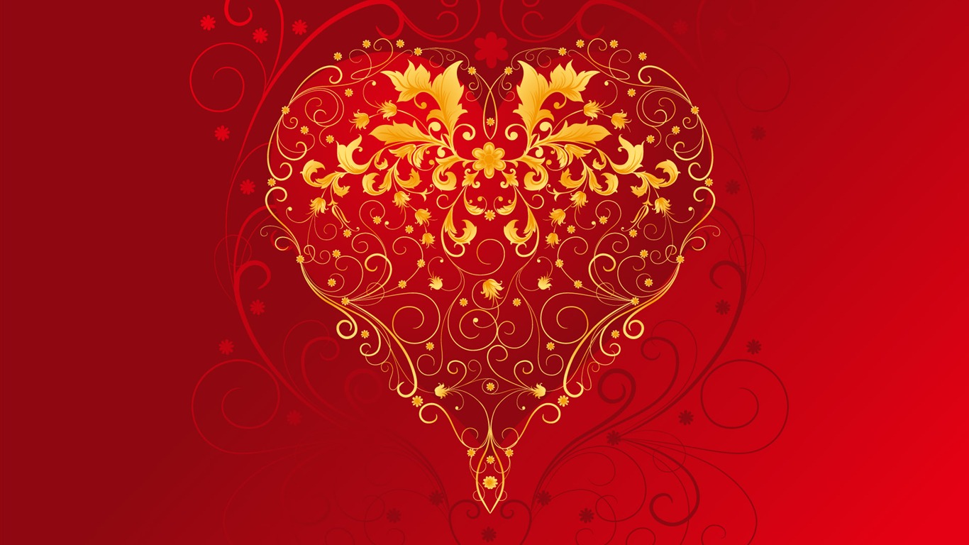 Valentinstag Theme Wallpaper (6) #18 - 1366x768