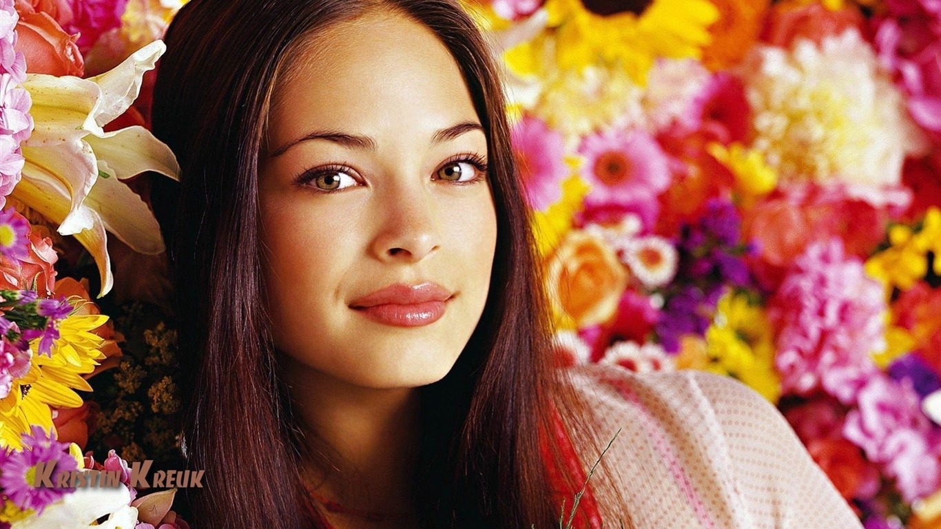 Kristin Kreuk beau fond d'écran #6 - 1366x768