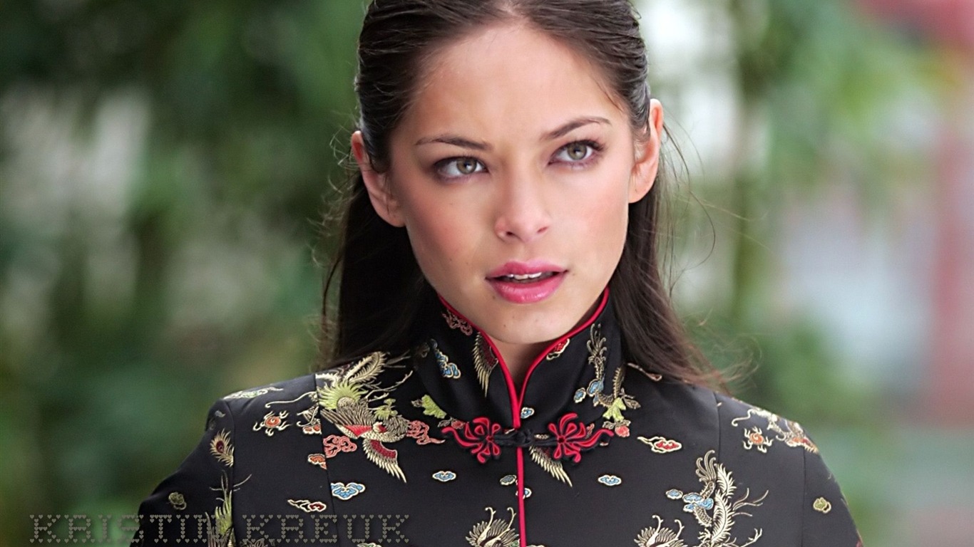 Kristin Kreuk beau fond d'écran #11 - 1366x768