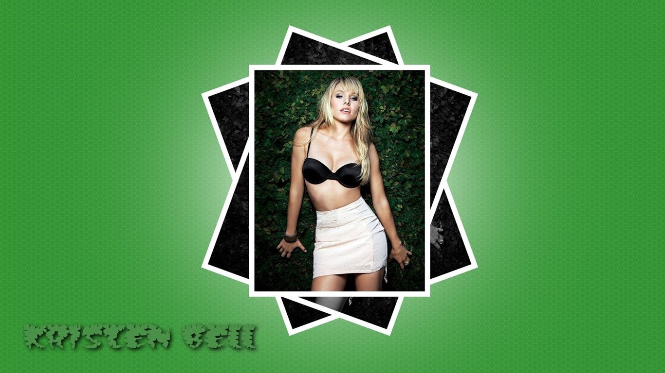 Kristen Bell 克里斯汀·貝爾美女壁紙 #3 - 1366x768