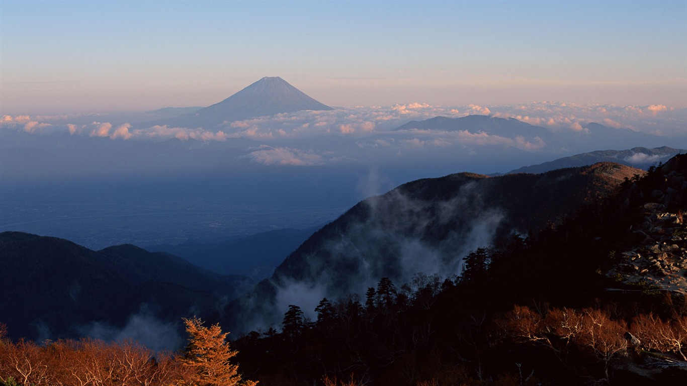 Monte Fuji, fondos de escritorio de Japón (1) #2 - 1366x768