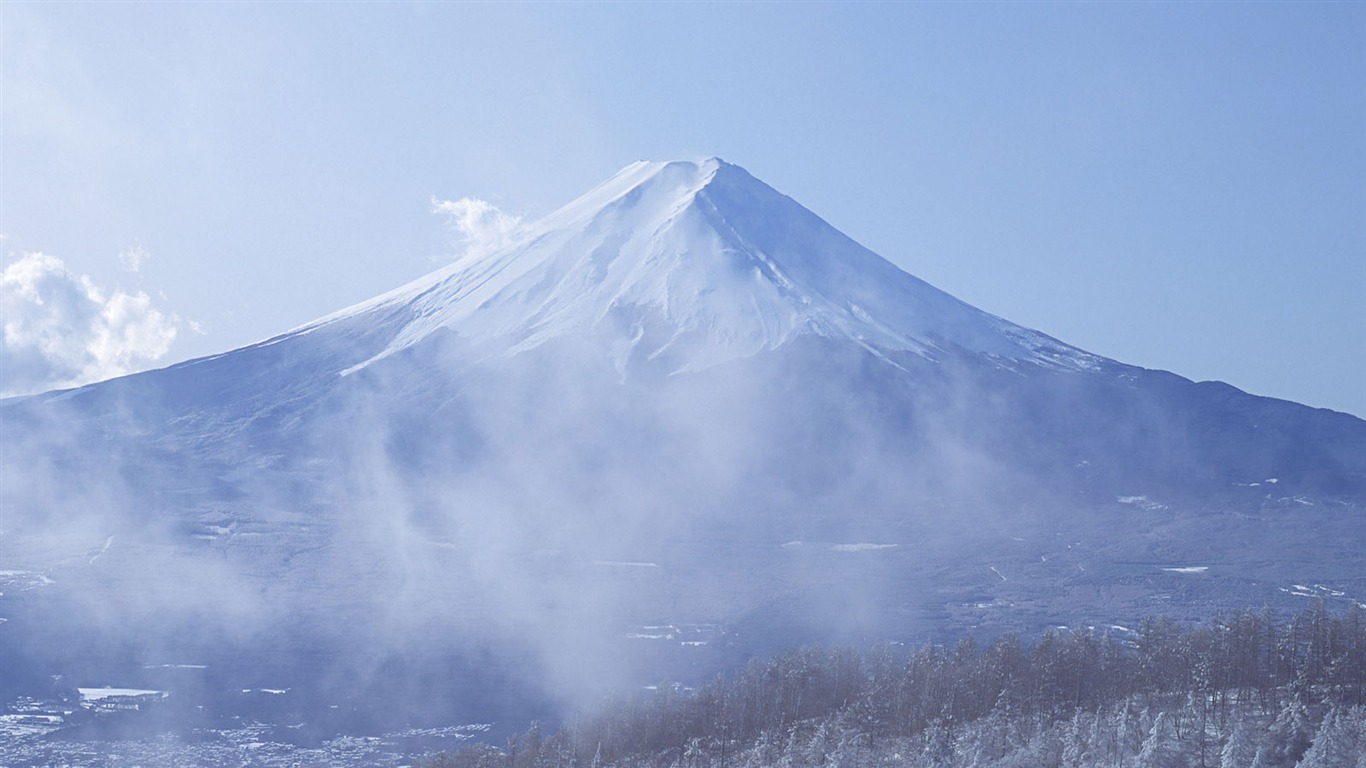 富士山、日本の壁紙 (1) #6 - 1366x768
