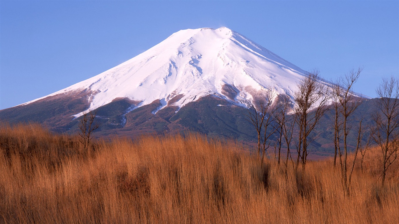 富士山、日本の壁紙 (1) #8 - 1366x768