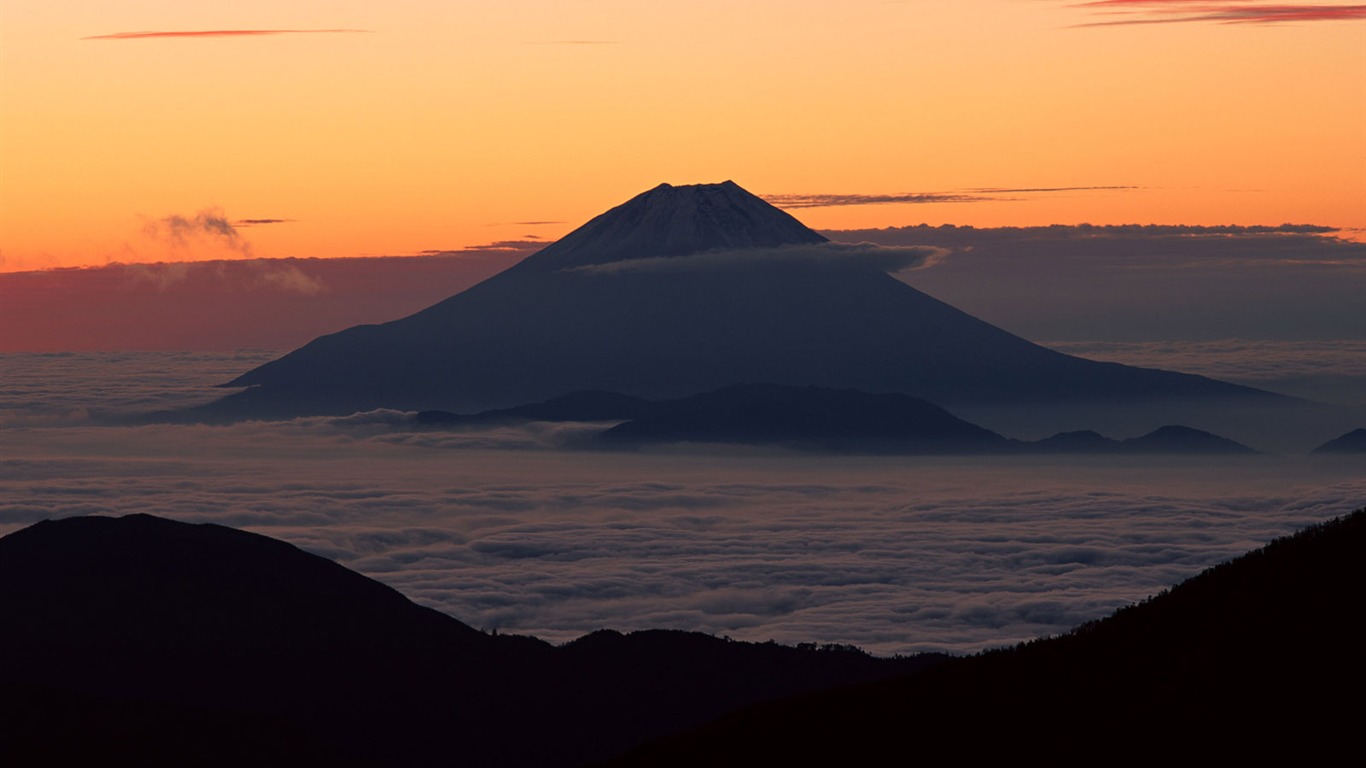 Monte Fuji, fondos de escritorio de Japón (1) #14 - 1366x768