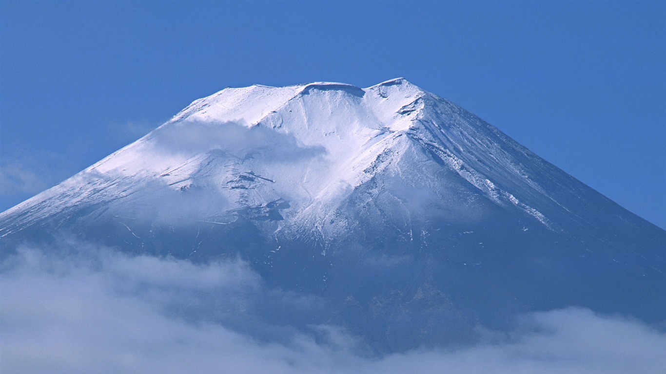 日本富士山 壁紙(一) #16 - 1366x768