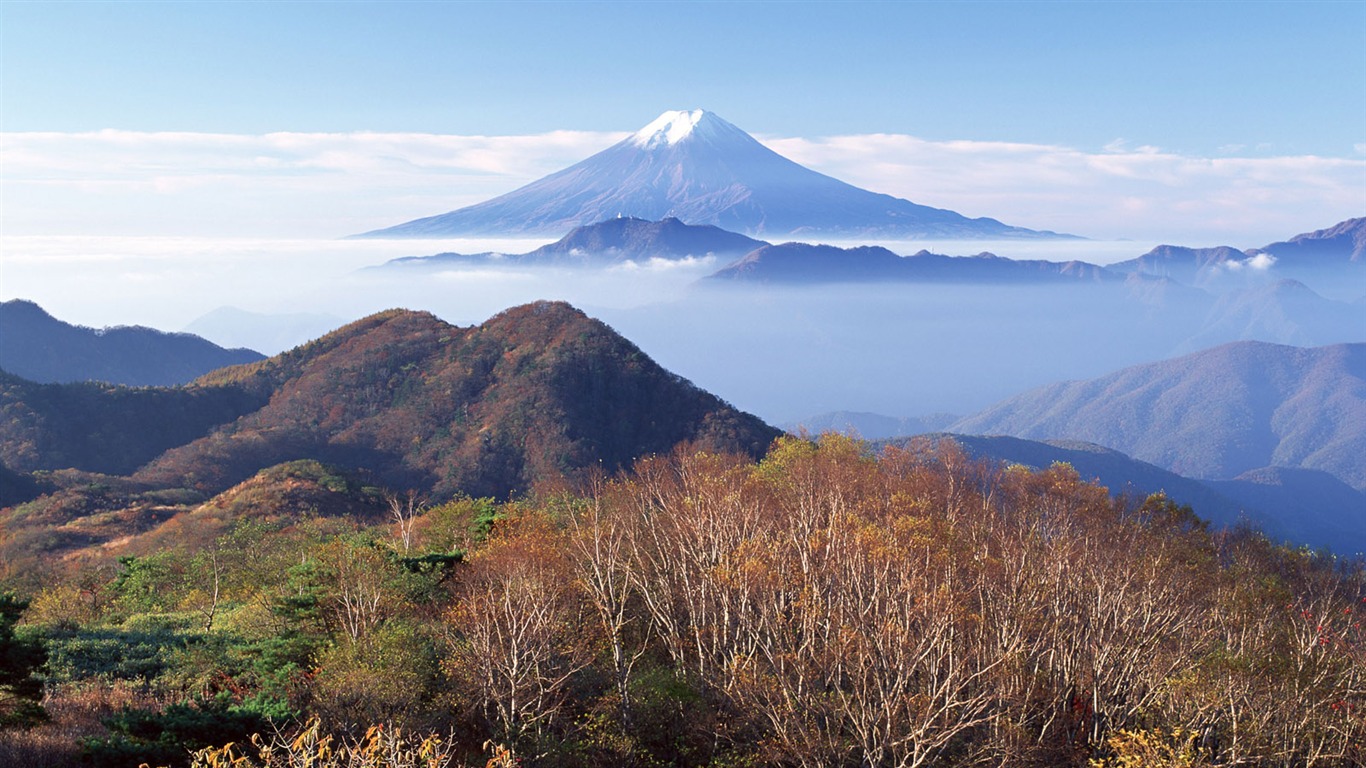 Monte Fuji, fondos de escritorio de Japón (1) #17 - 1366x768