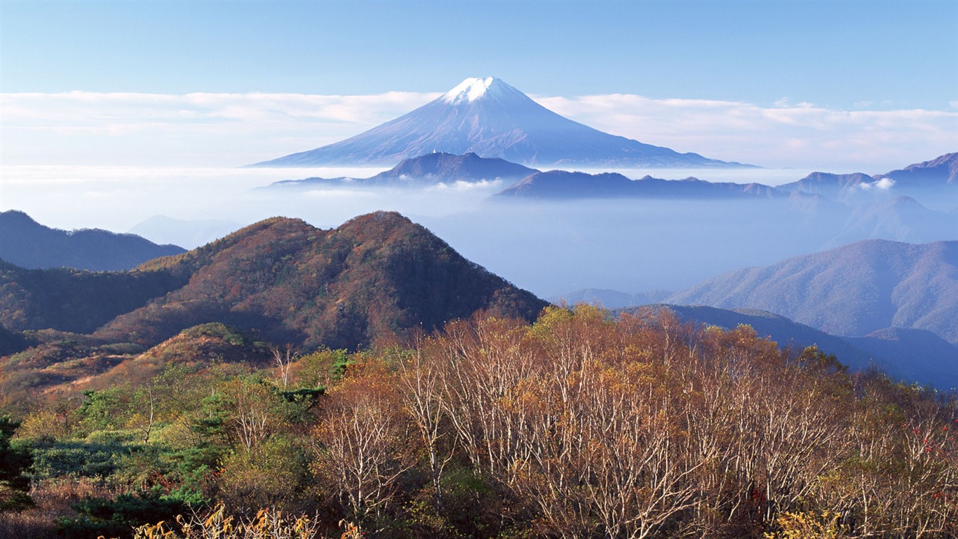 日本富士山 壁紙(一) #17 - 1366x768