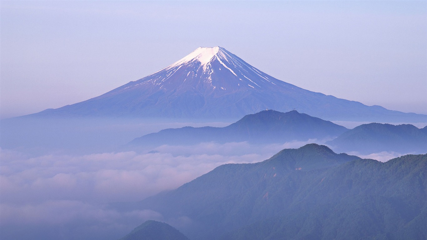 富士山、日本の壁紙 (1) #19 - 1366x768