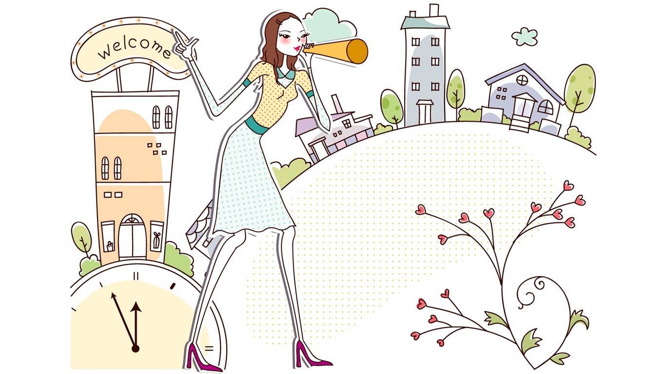 Fashion Shopping Women wallpapers (3) #14 - 1366x768