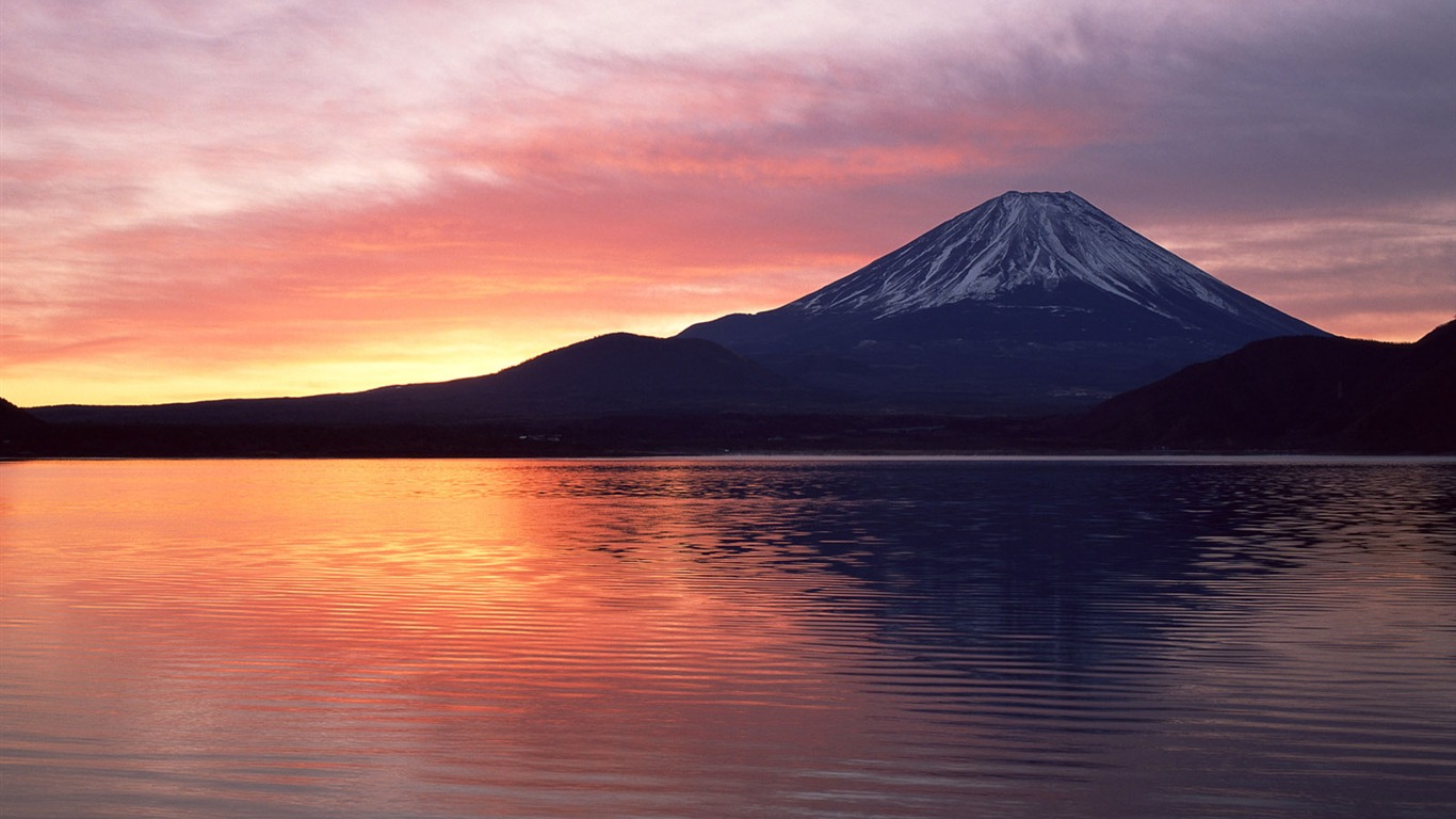 Mont Fuji, papier peint Japon (2) #1 - 1366x768