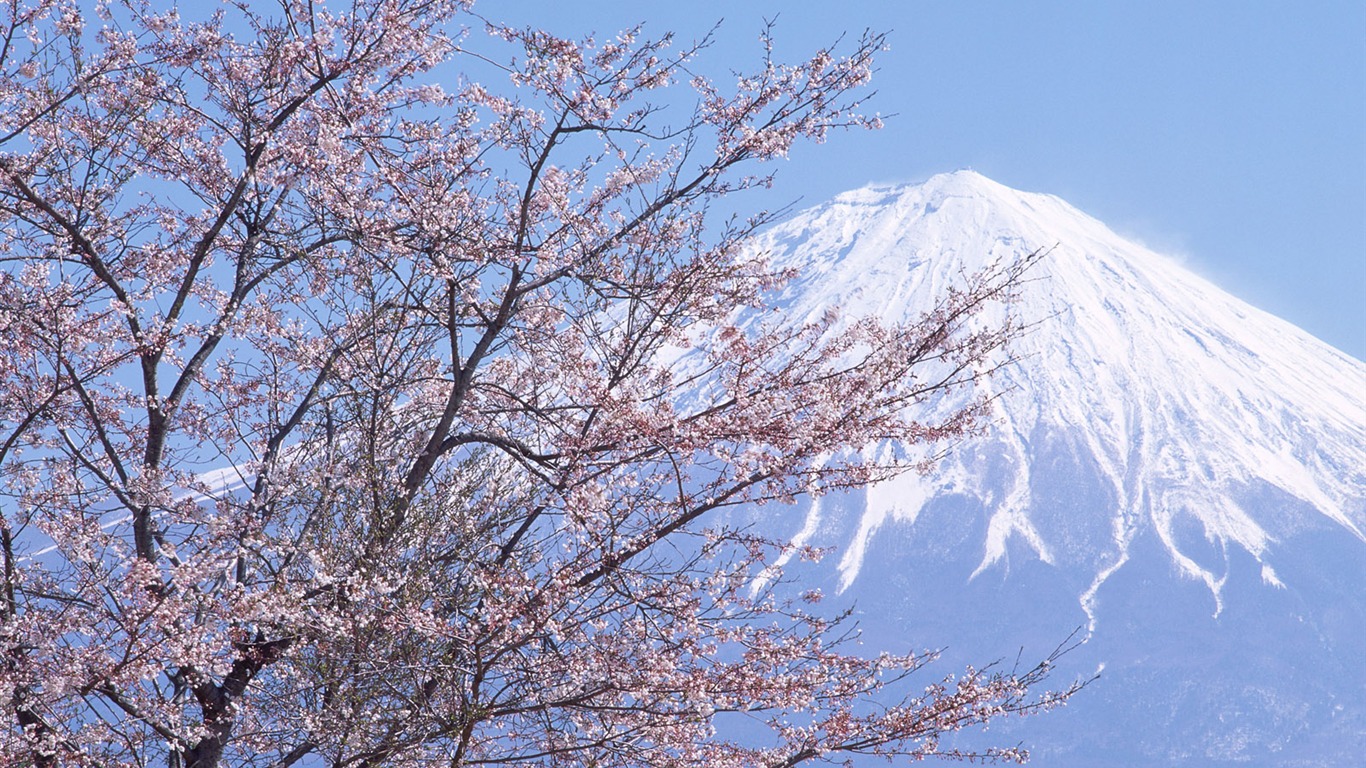 Mont Fuji, papier peint Japon (2) #3 - 1366x768