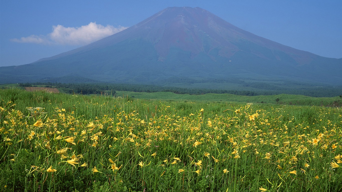 Mont Fuji, papier peint Japon (2) #5 - 1366x768