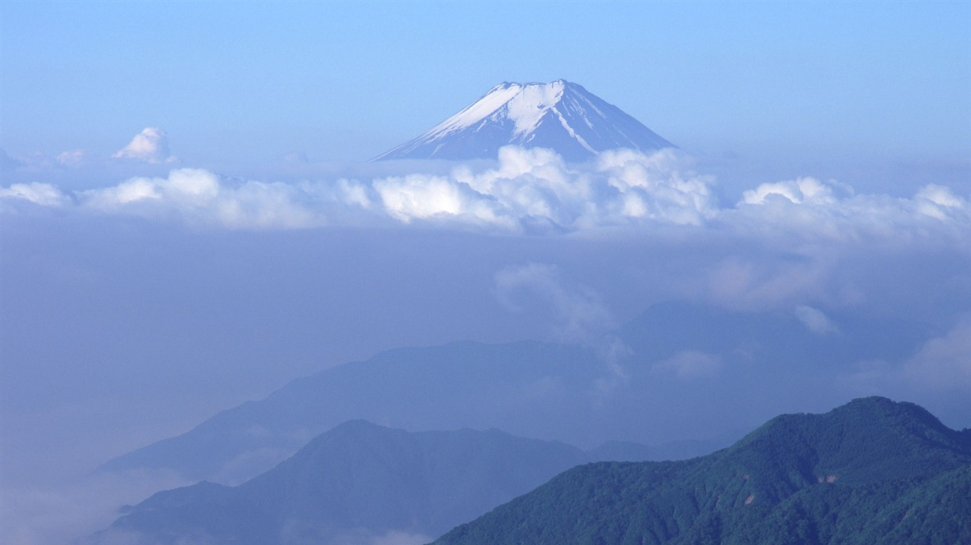 Mount Fuji, Japan Wallpaper (2) #10 - 1366x768