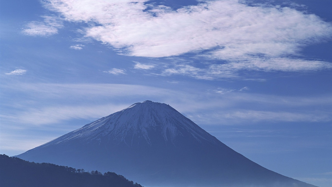 Mount Fuji, Japonsko tapety (2) #14 - 1366x768