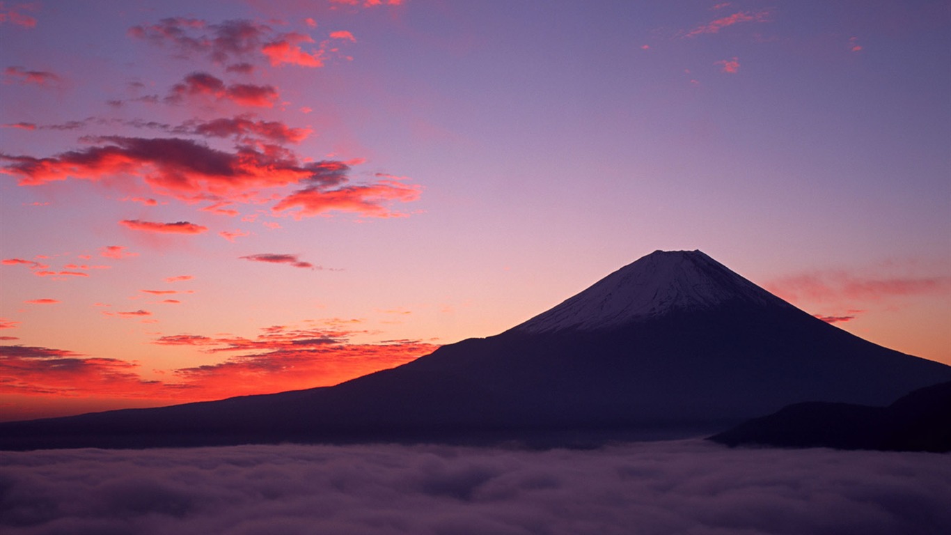 日本富士山 壁紙(二) #19 - 1366x768