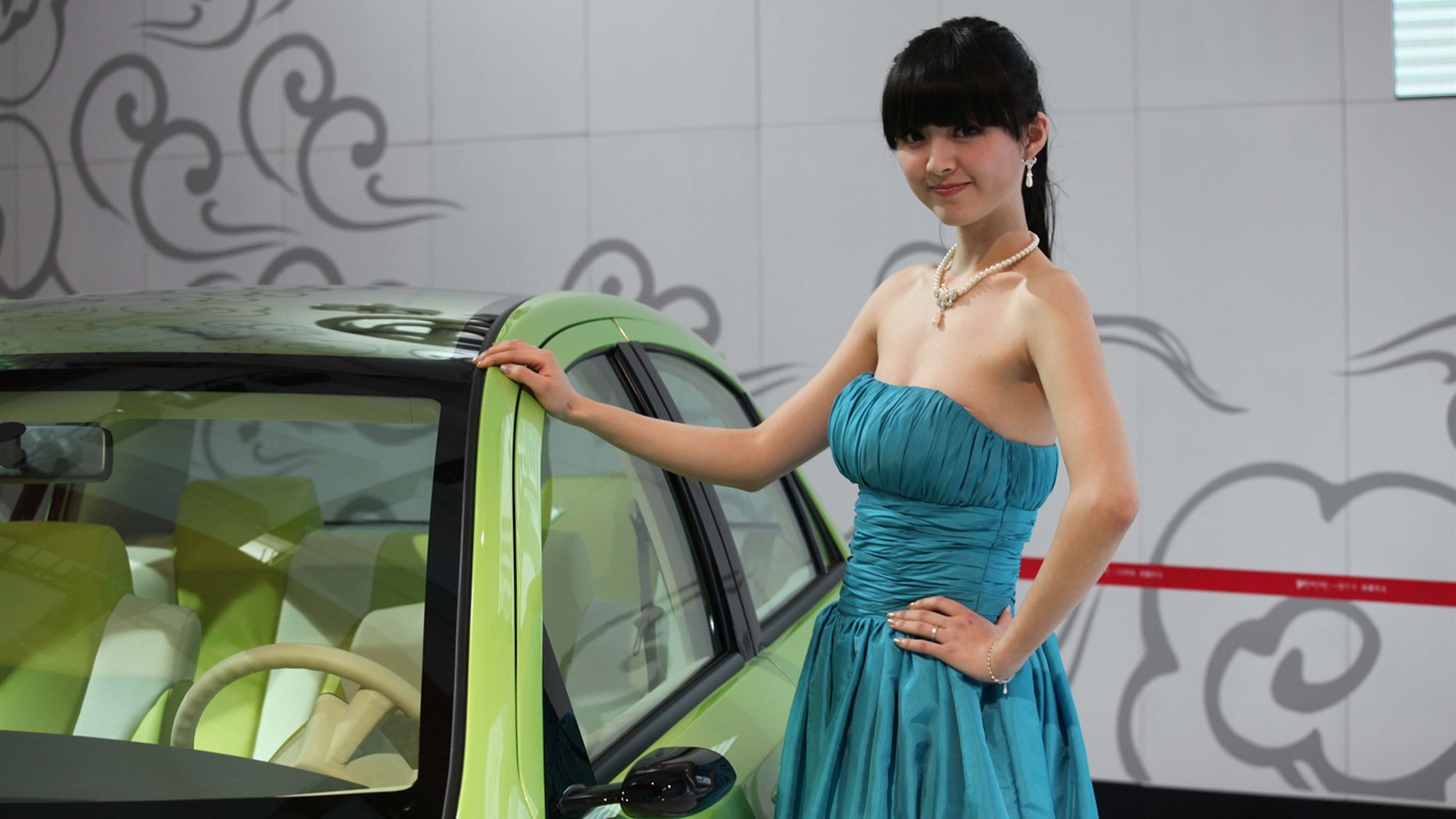 2010北京國際車展美女(一) (追雲的風作品) #34 - 1366x768