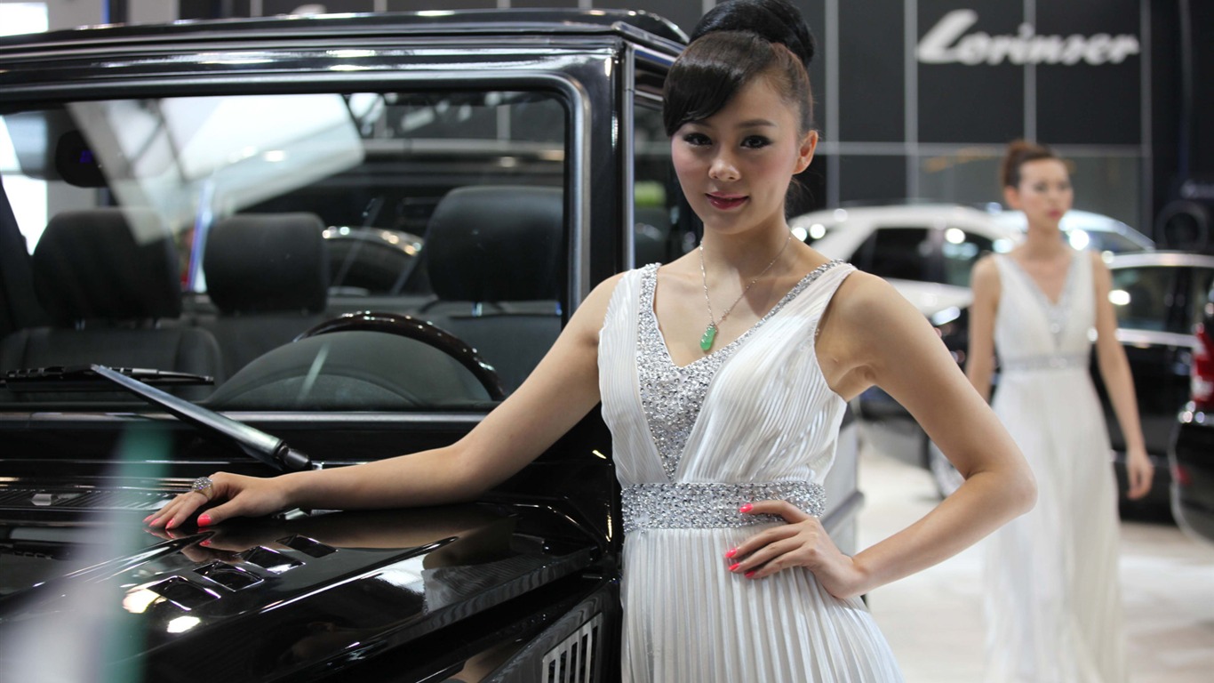 2010 Beijing International Auto Show beauty (1) (the wind chasing the clouds works) #35 - 1366x768