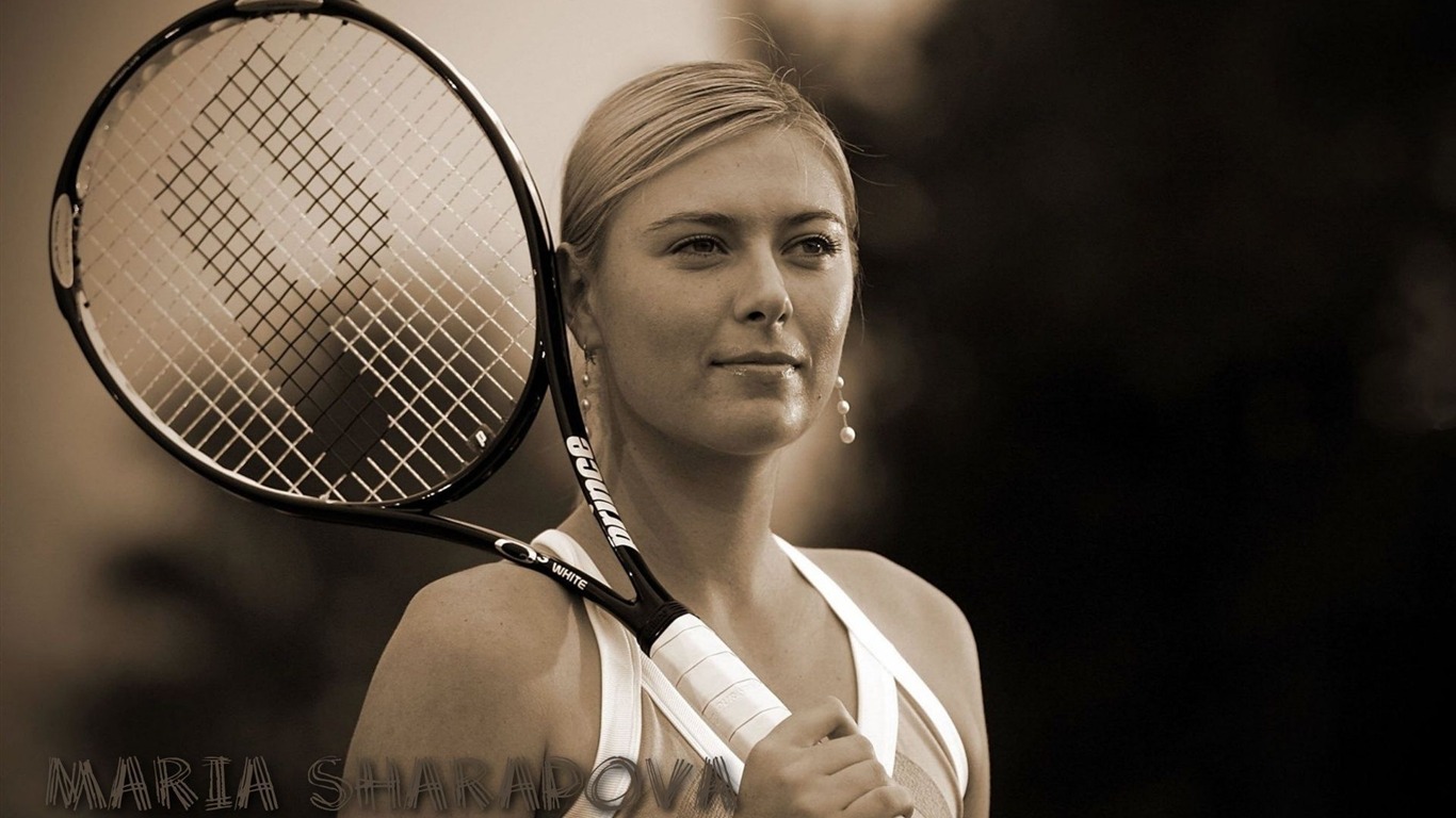 Maria Sharapova 瑪莉婭·莎拉波娃美女壁紙 #5 - 1366x768