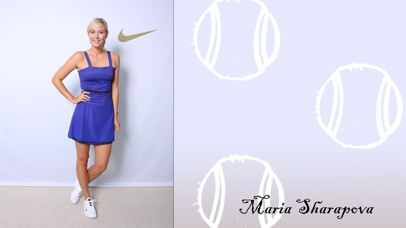 Maria Sharapova 瑪莉婭·莎拉波娃美女壁紙 #16 - 1366x768