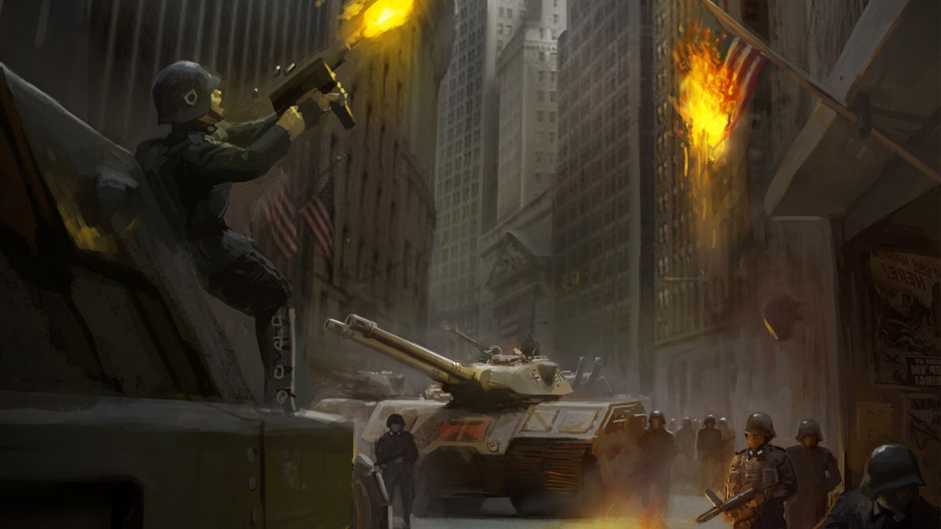 Fighting game wallpaper (4) #15 - 1366x768