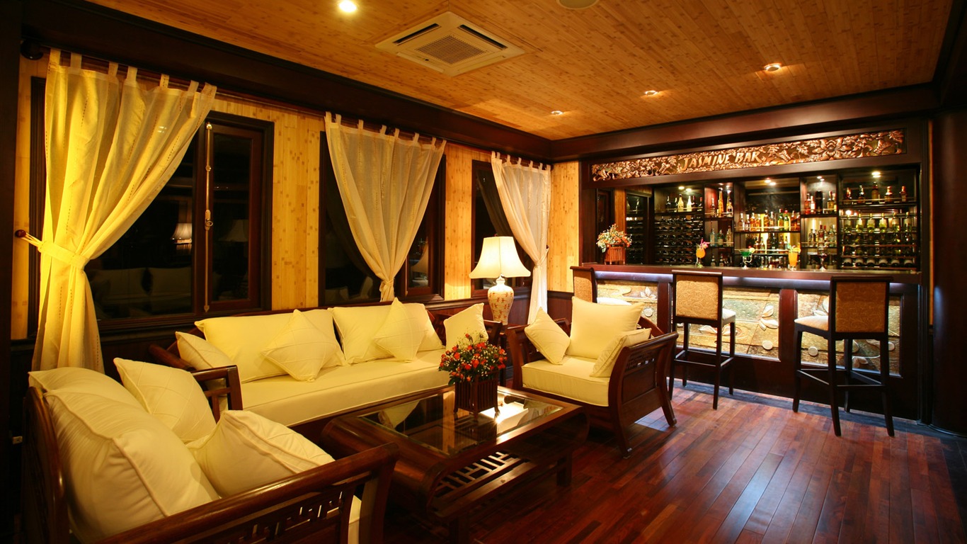 Restaurant bar wallpaper (2) #5 - 1366x768