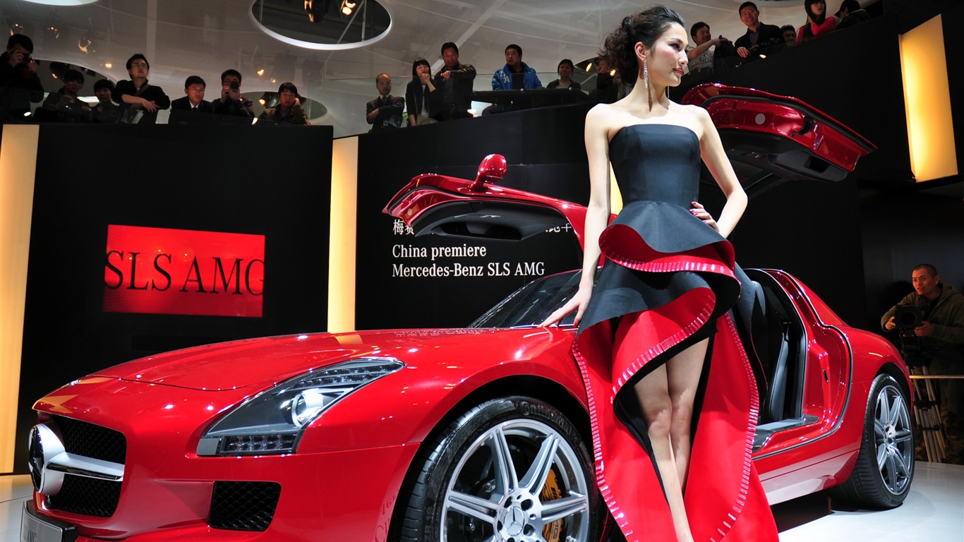 2010北京車展 車模合集(一) #1 - 1366x768