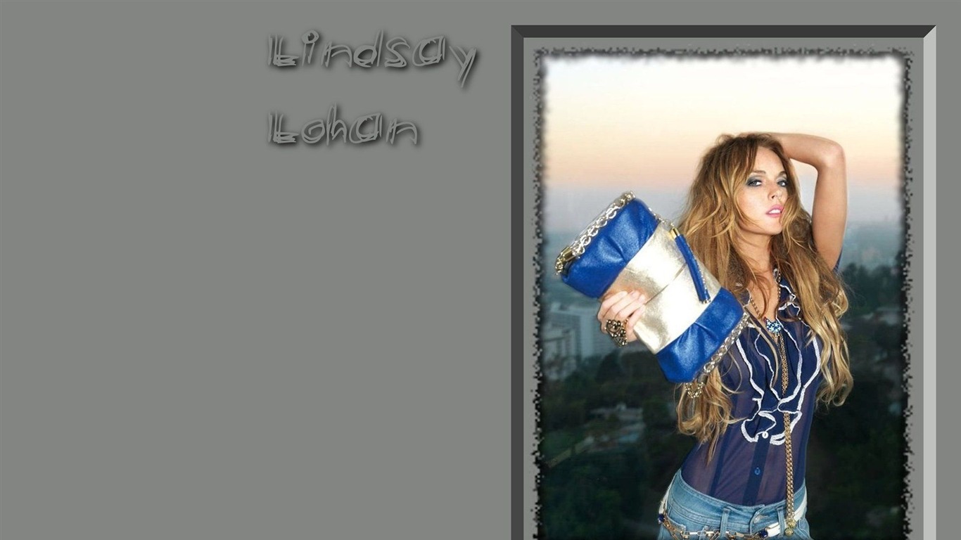 Lindsay Lohan krásná tapeta #18 - 1366x768